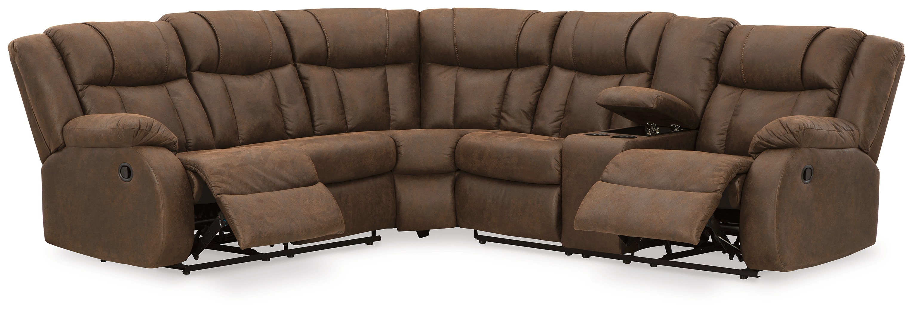 Signature Design by Ashley Living Room Trail Boys 2 Piece Reclining Sectional 82703S1 The