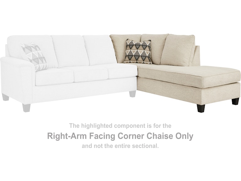 Signature Design by Ashley Abinger Right-Arm Facing Corner Chaise 8390417 at Woodstock Furniture & Mattress Outlet