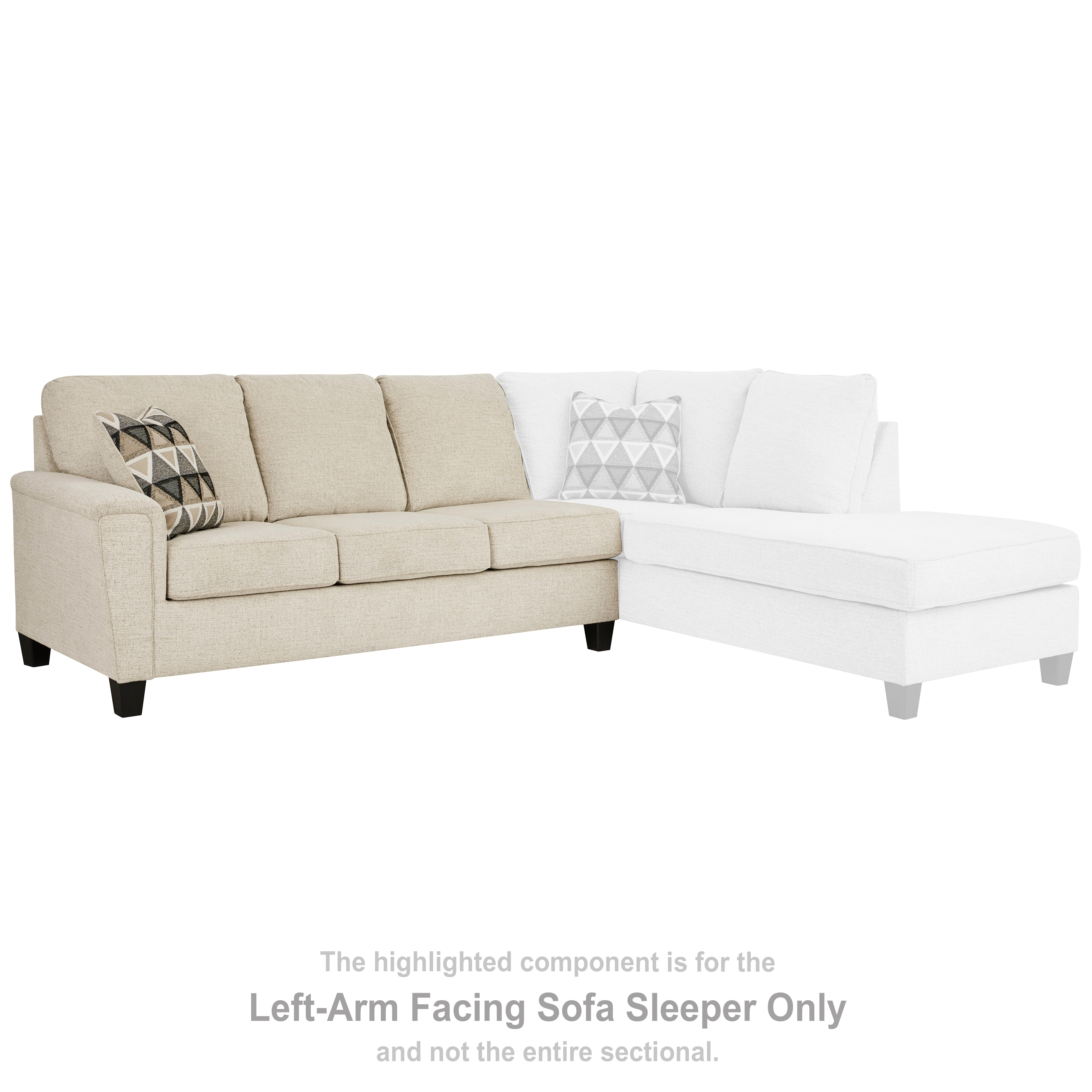 Abinger 2-Piece Sleeper Sectional with Chaise by Signature Design 