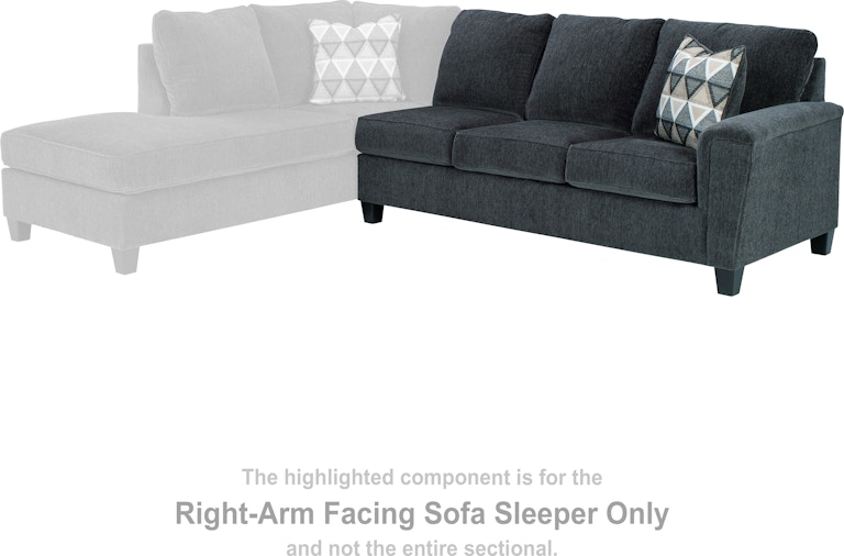 Signature Design by Ashley Abinger Right-Arm Facing Sofa Sleeper 8390570 at Woodstock Furniture & Mattress Outlet