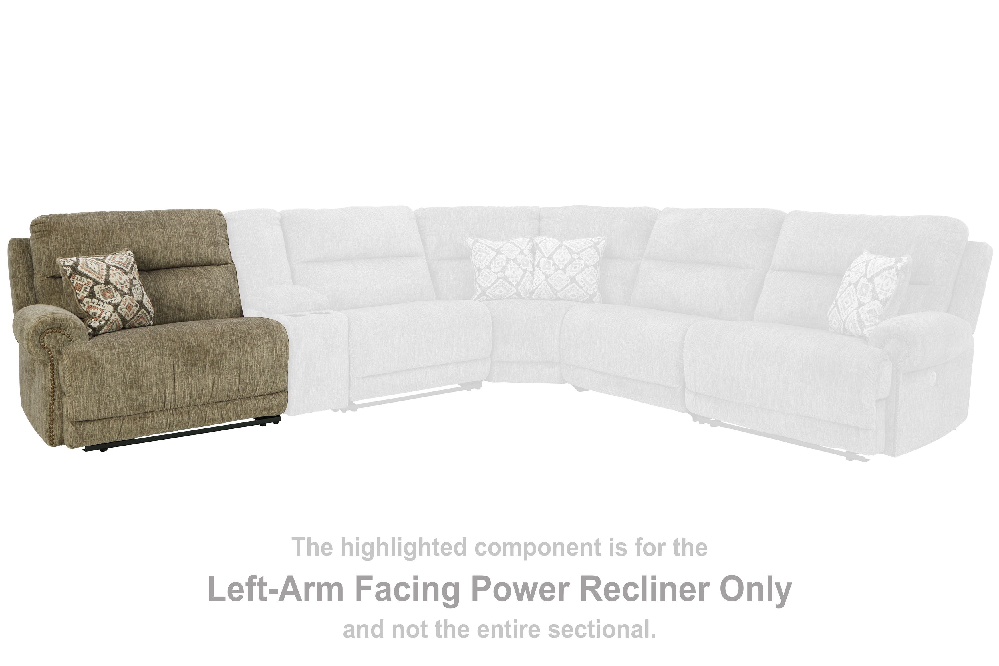 Signature Design by Ashley Living Room Lubec 6 Piece Power