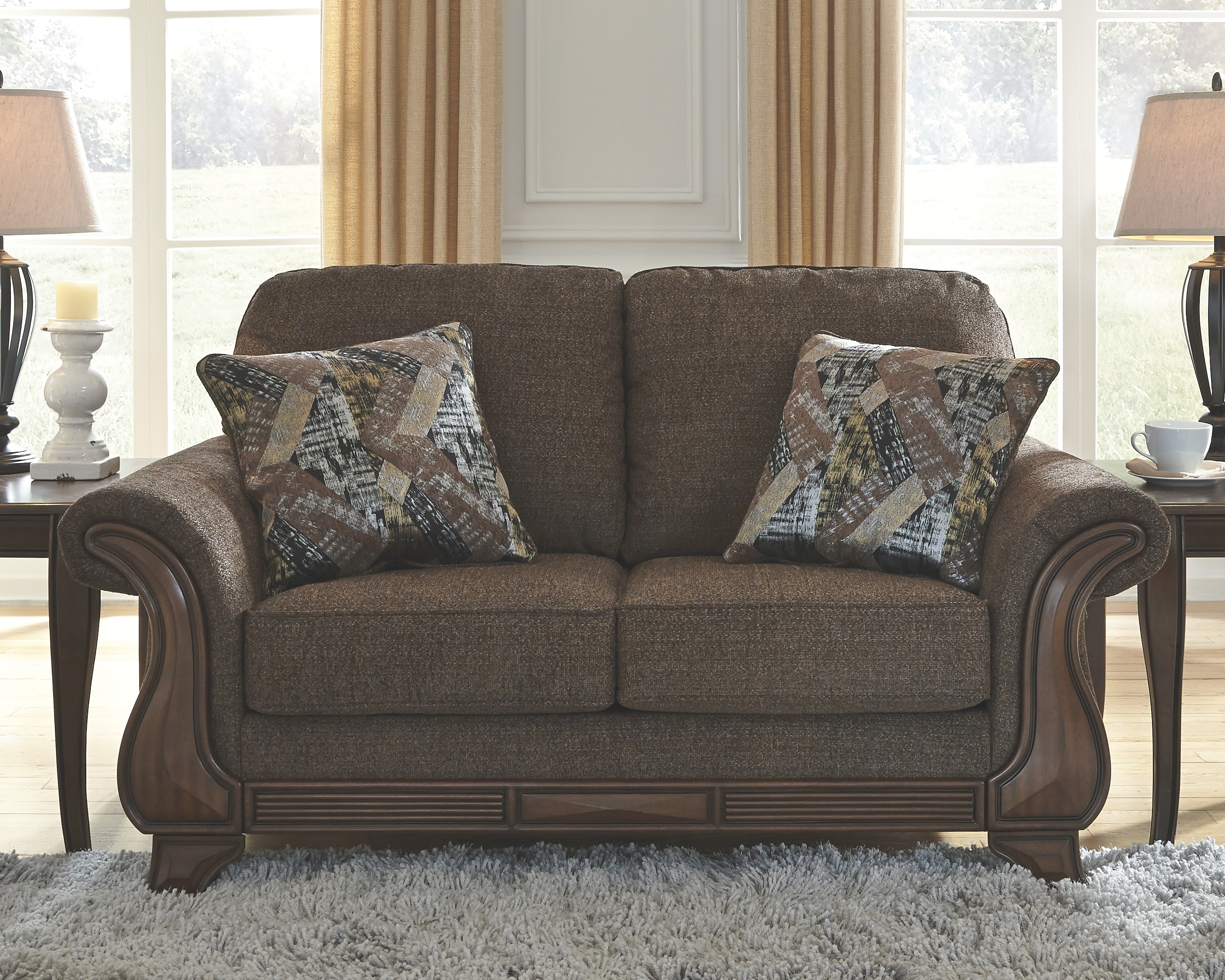 Benchcraft Living Room Miltonwood Loveseat 8550635 - Leon Furniture ...