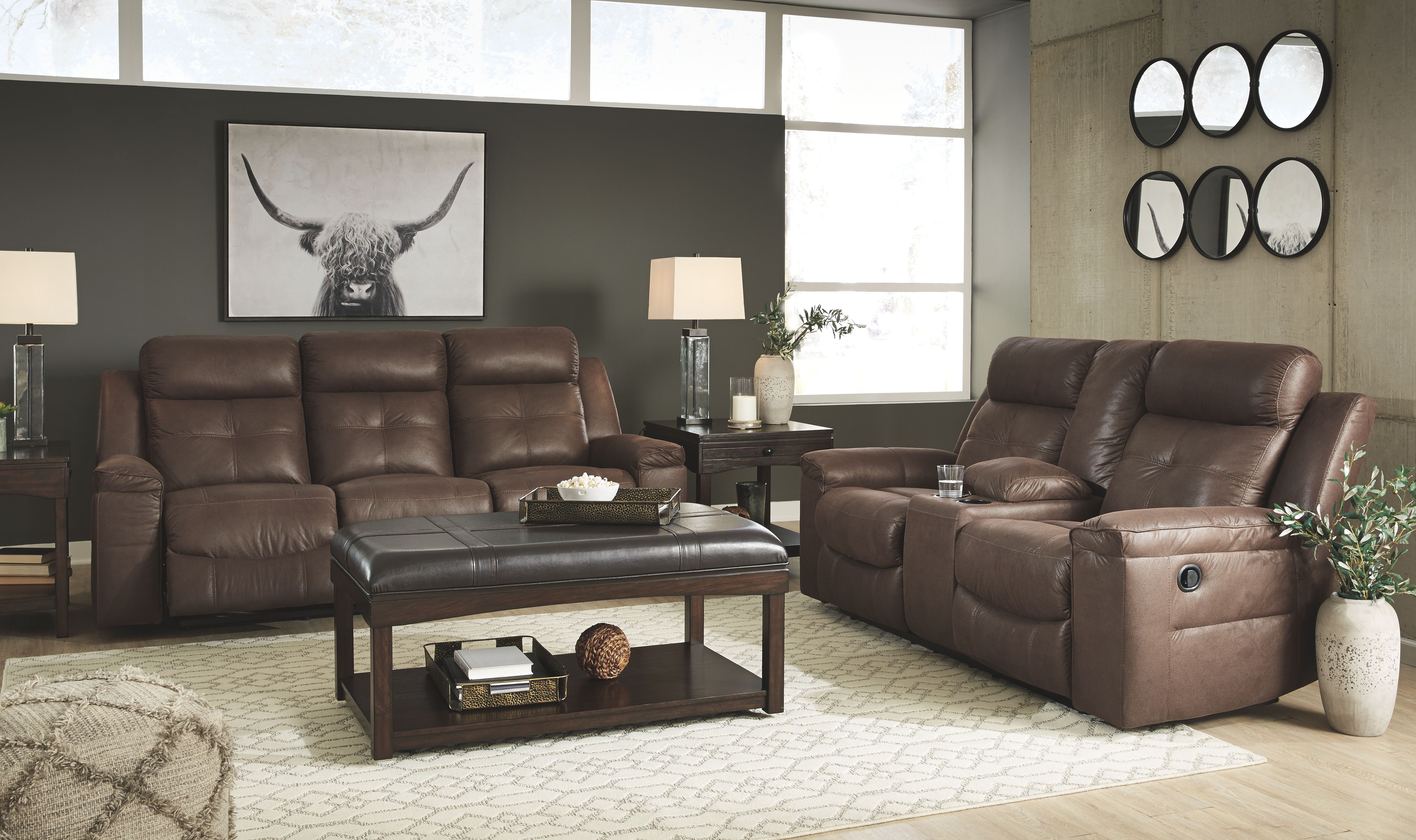 Signature Design by Ashley Living Room Jesolo Reclining Sofa