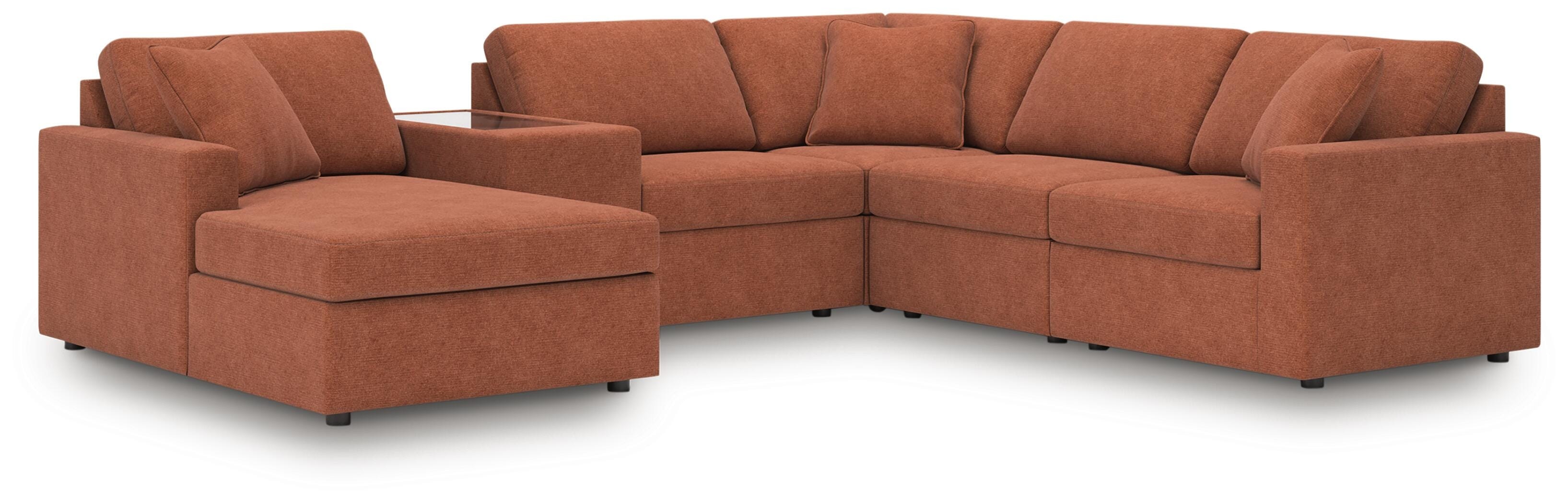 Signature Design by Ashley Modmax 6-Piece Sectional with Chaise 