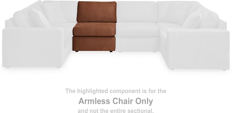 Signature Design by Ashley Modmax Armless Chair at Woodstock Furniture & Mattress Outlet