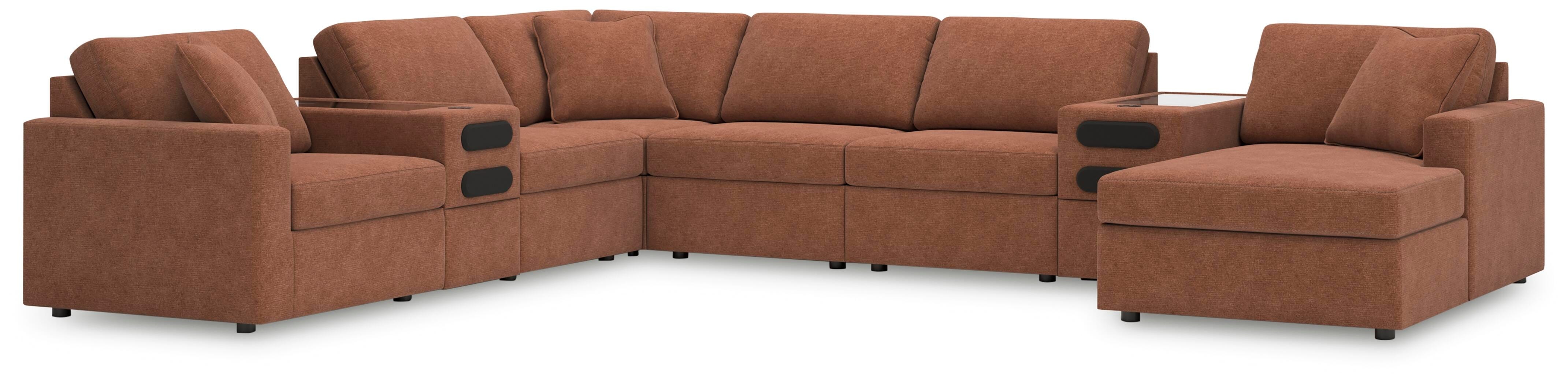 Signature Design by Ashley Modmax 8-Piece Sectional with Audio System and Chaise 