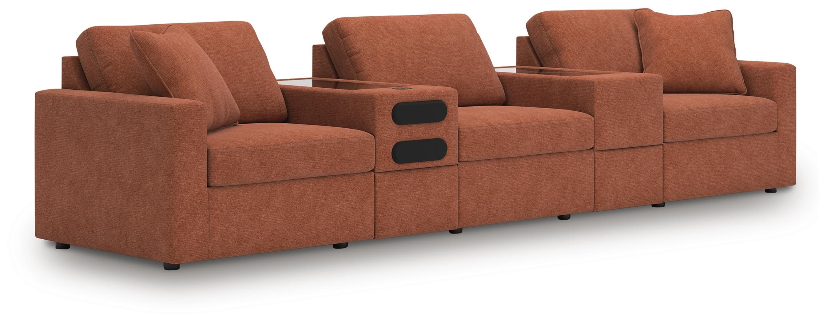 Signature Design by Ashley Modmax 5-Piece Sectional with Audio System 