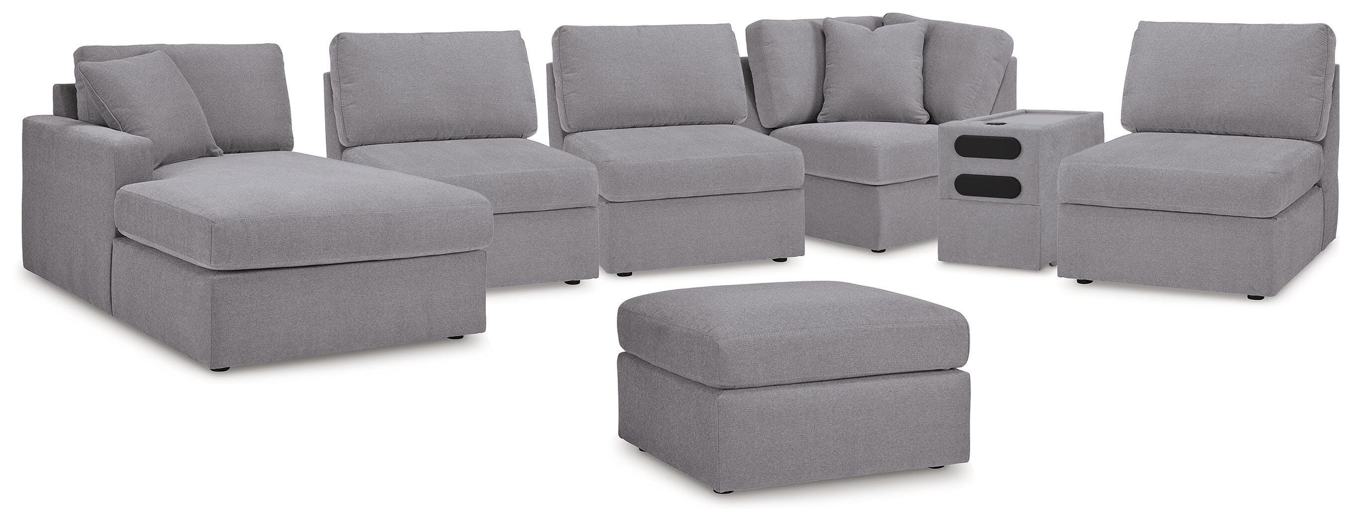 Ashley Modmax 6-Piece Sectional with Chaise and Ottoman 92104U9