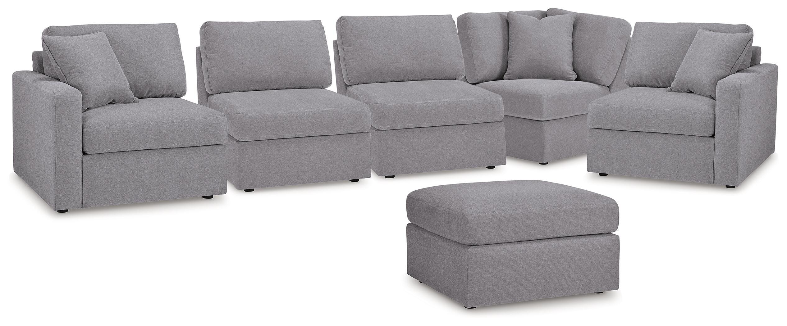 Ashley Modmax 5-Piece Sectional and Ottoman 92104U14