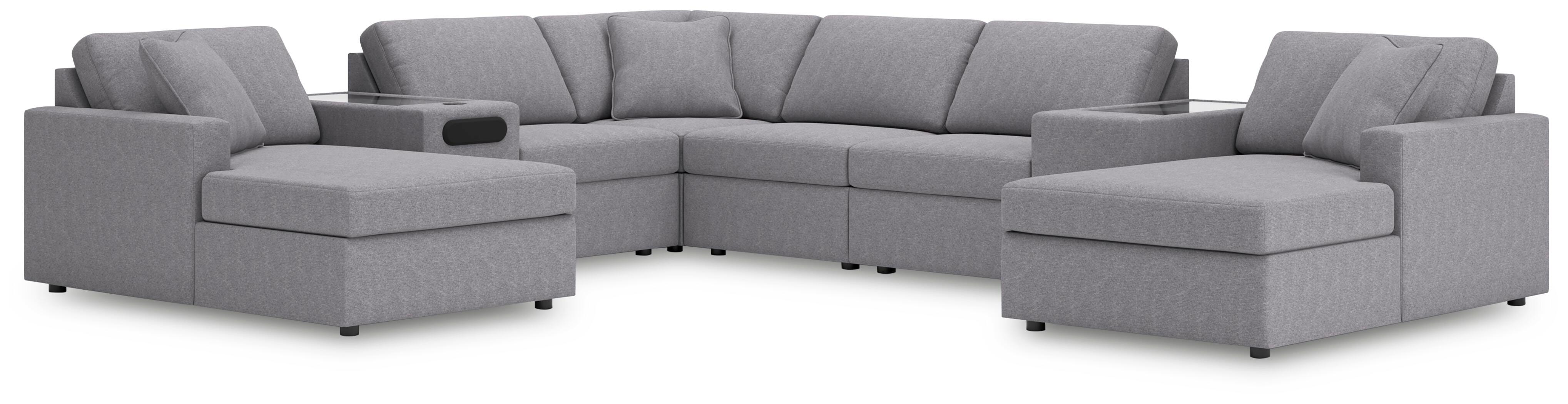 Signature Design by Ashley Modmax 8-Piece Sectional with Chaise 