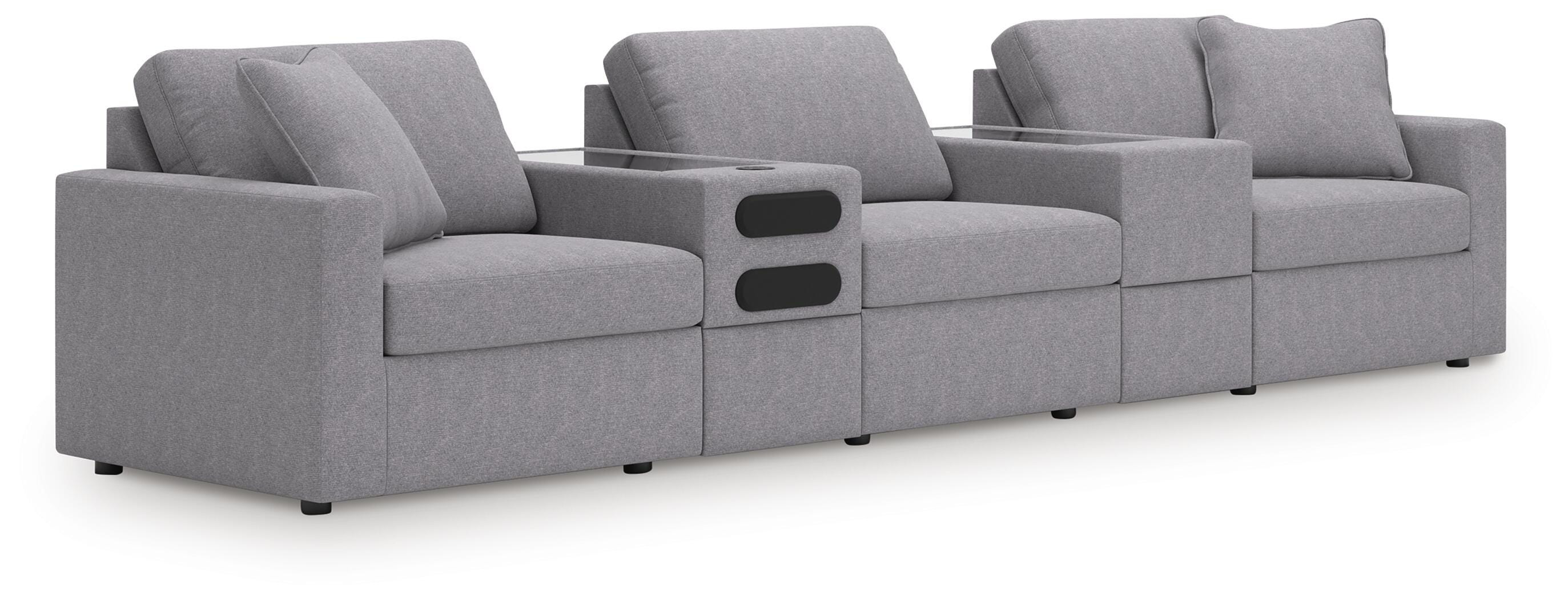 Signature Design by Ashley Modmax 5-Piece Sectional with Audio System 