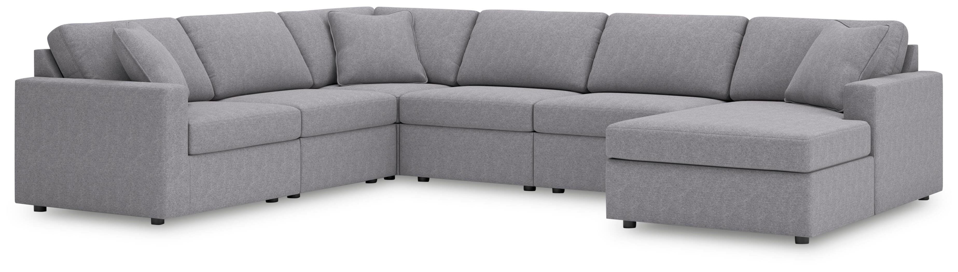 Signature Design by Ashley Modmax 6-Piece Sectional with Chaise 