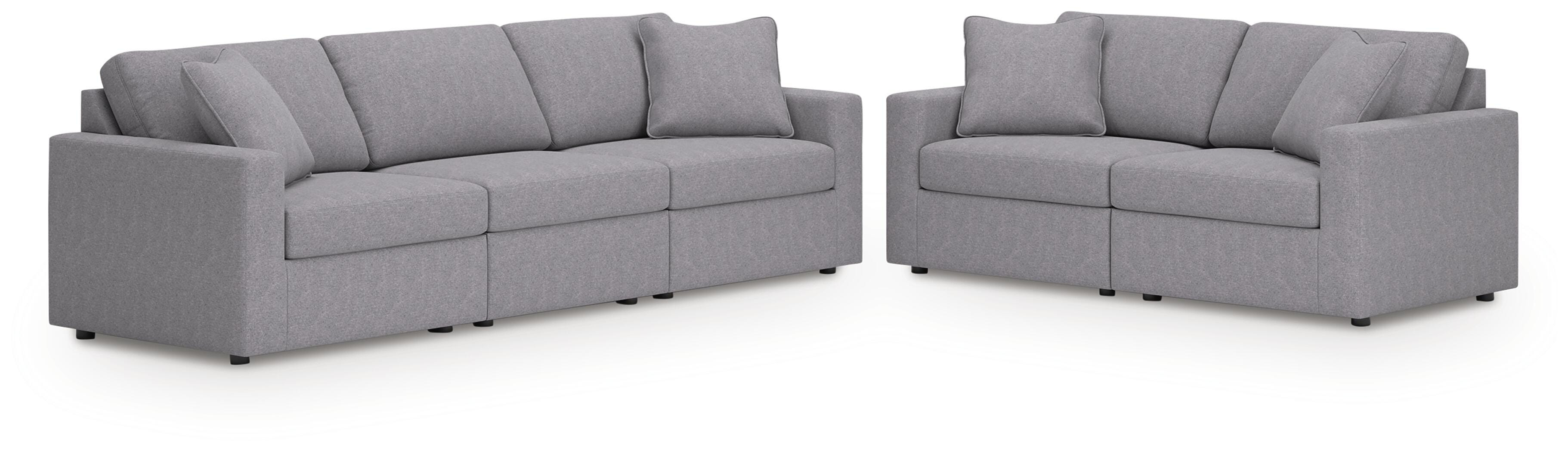 Ashley Modmax 3-Piece Sectional Sofa and 2-Piece Sectional Loveseat 92104U20