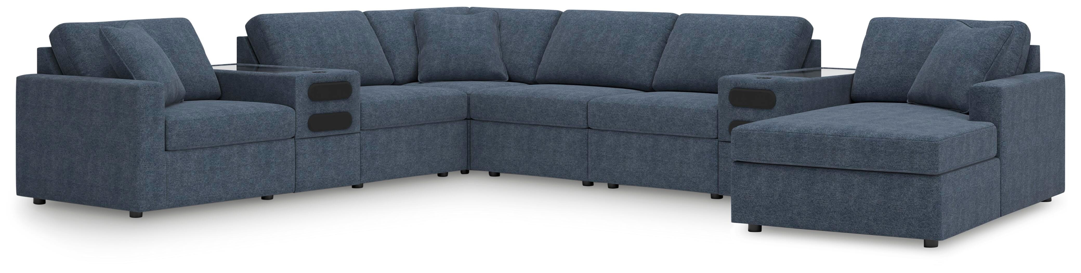  Modmax 8-Piece Sectional with Audio System and Chaise 