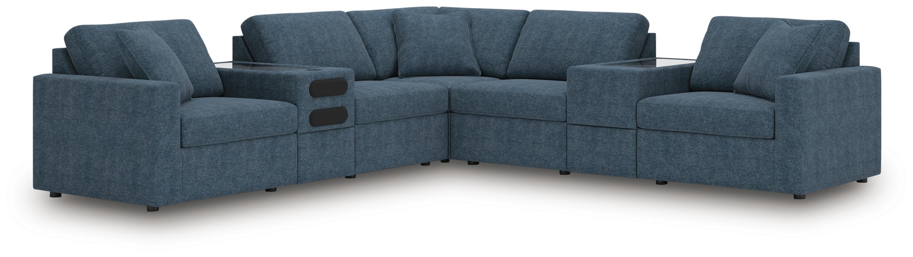  Modmax 7-Piece Balanced Sectional with Audio and Storage Consoles 
