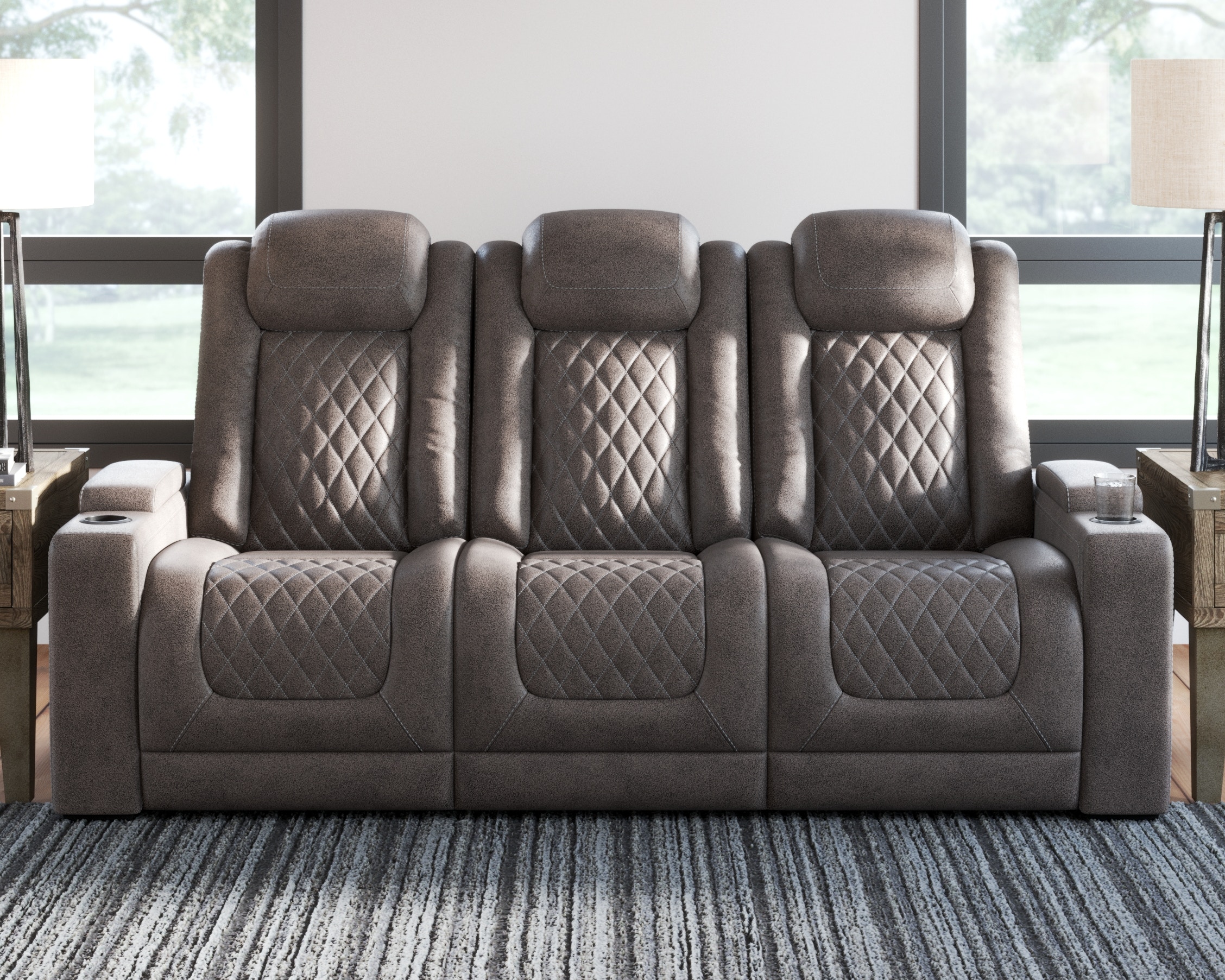 cave warrior power reclining sofa