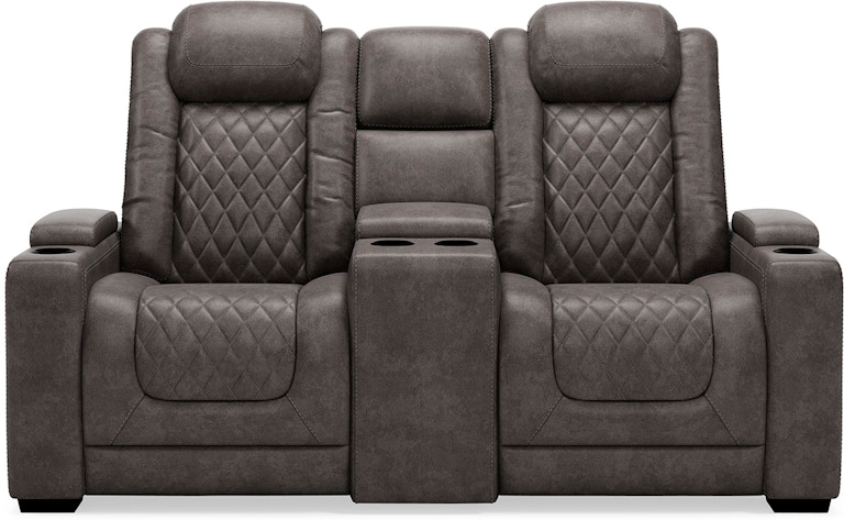 Signature Design by Ashley HyllMont Power Reclining Loveseat with Console 9300318 515937908