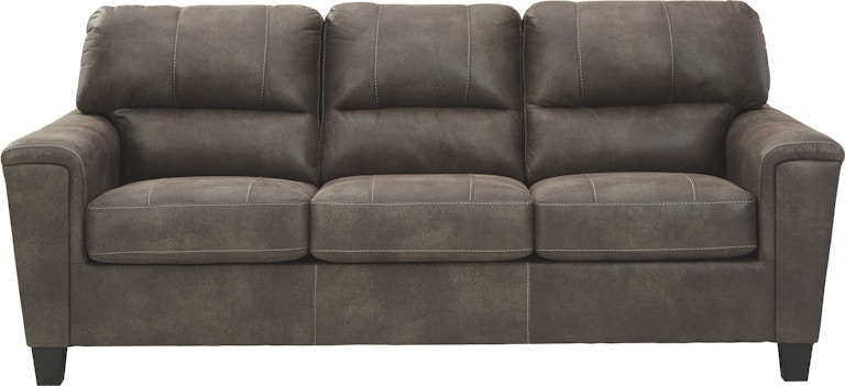 Signature Design By Ashley Signature Design By Ashley Navi Faux Leather  Queen Sleeper Sofa