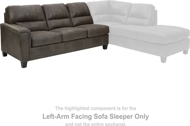 Signature Design by Ashley Navi Stationary Queen Sofa Sleeper in
