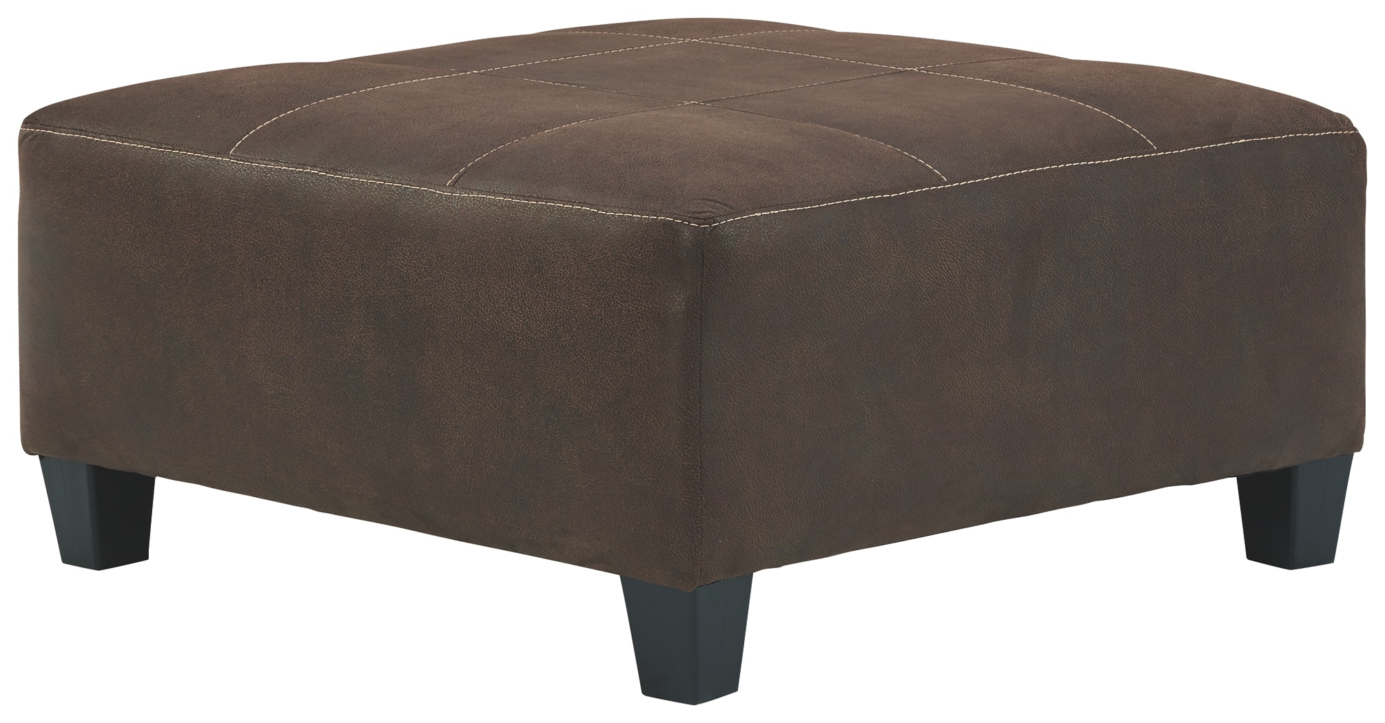 Brown 2024 oversized ottoman