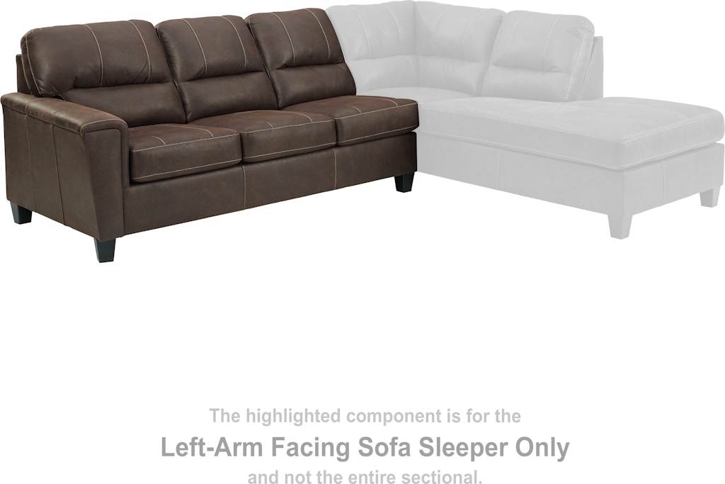 Signature Design by Ashley Navi Stationary Queen Sofa Sleeper in