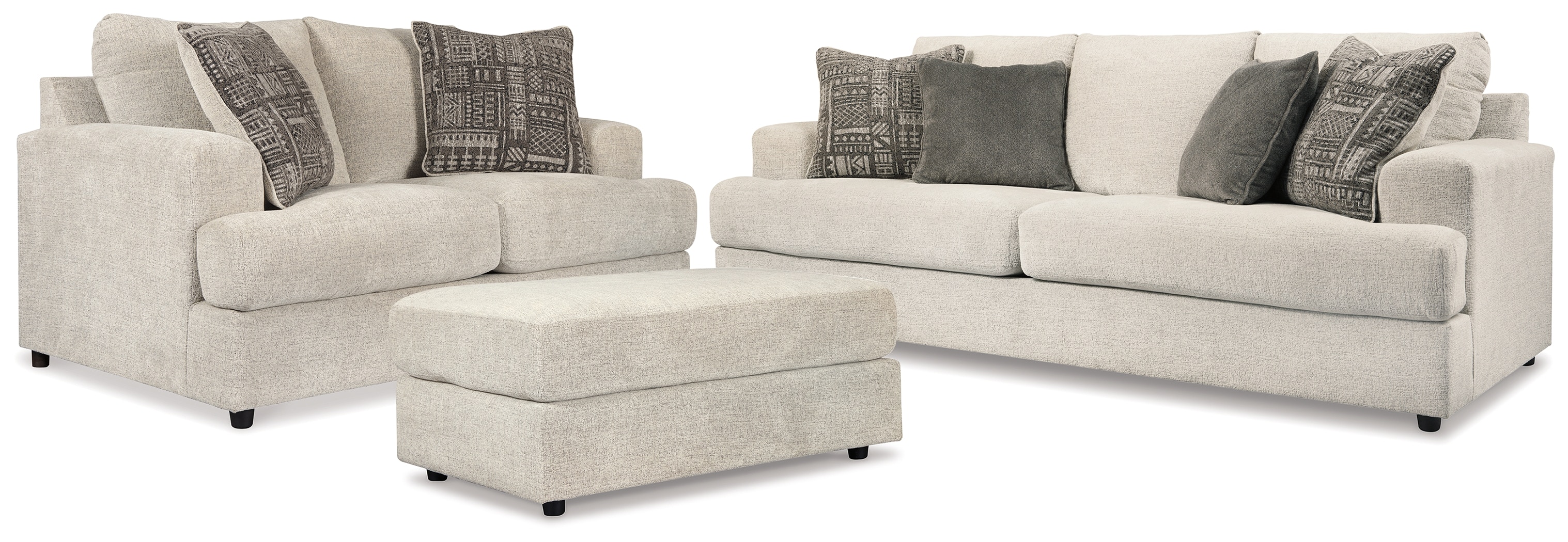 Soletren stone deals sofa & loveseat