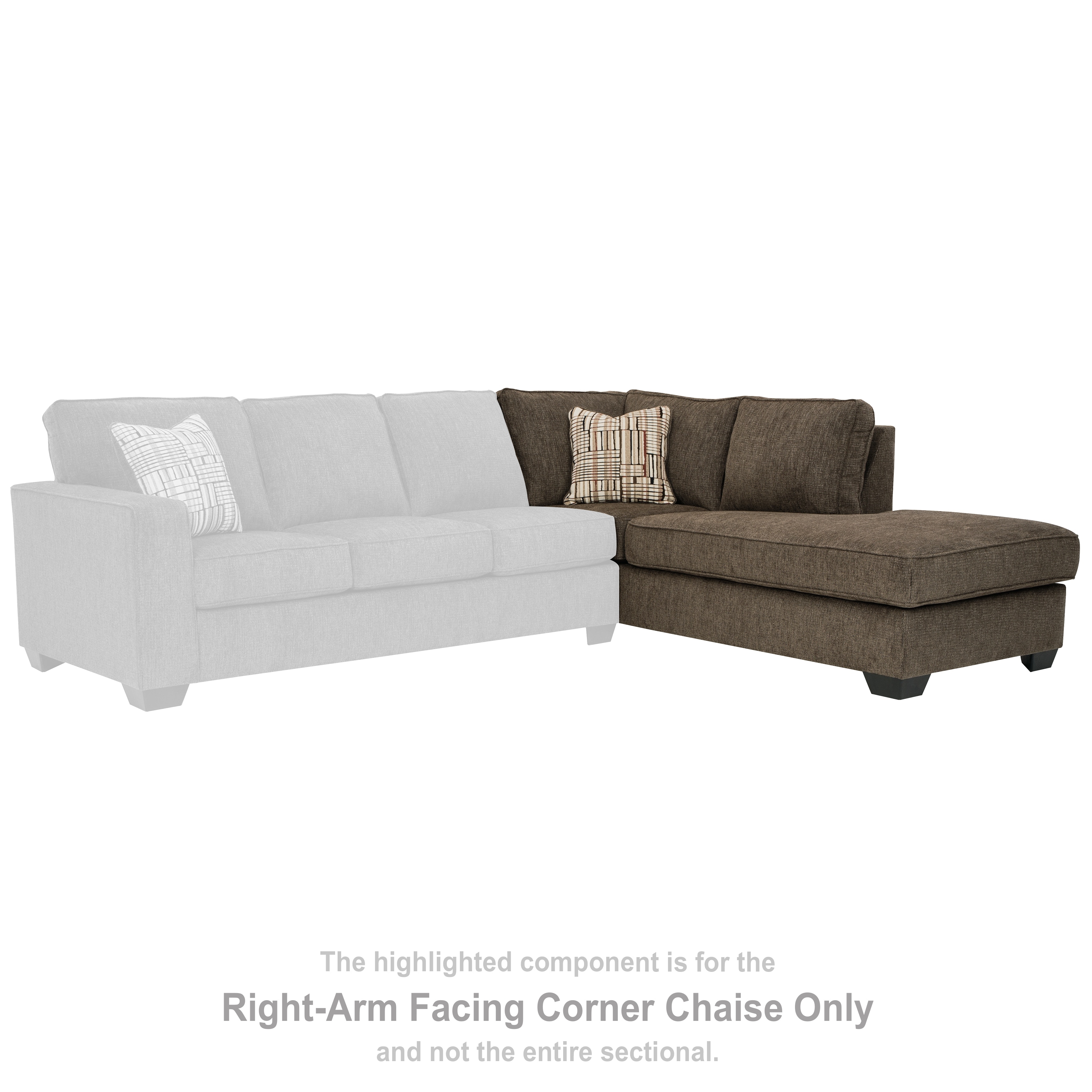 RoomSolutions by Ashley Nordale Nordale Right-Arm Facing Corner Chaise ...