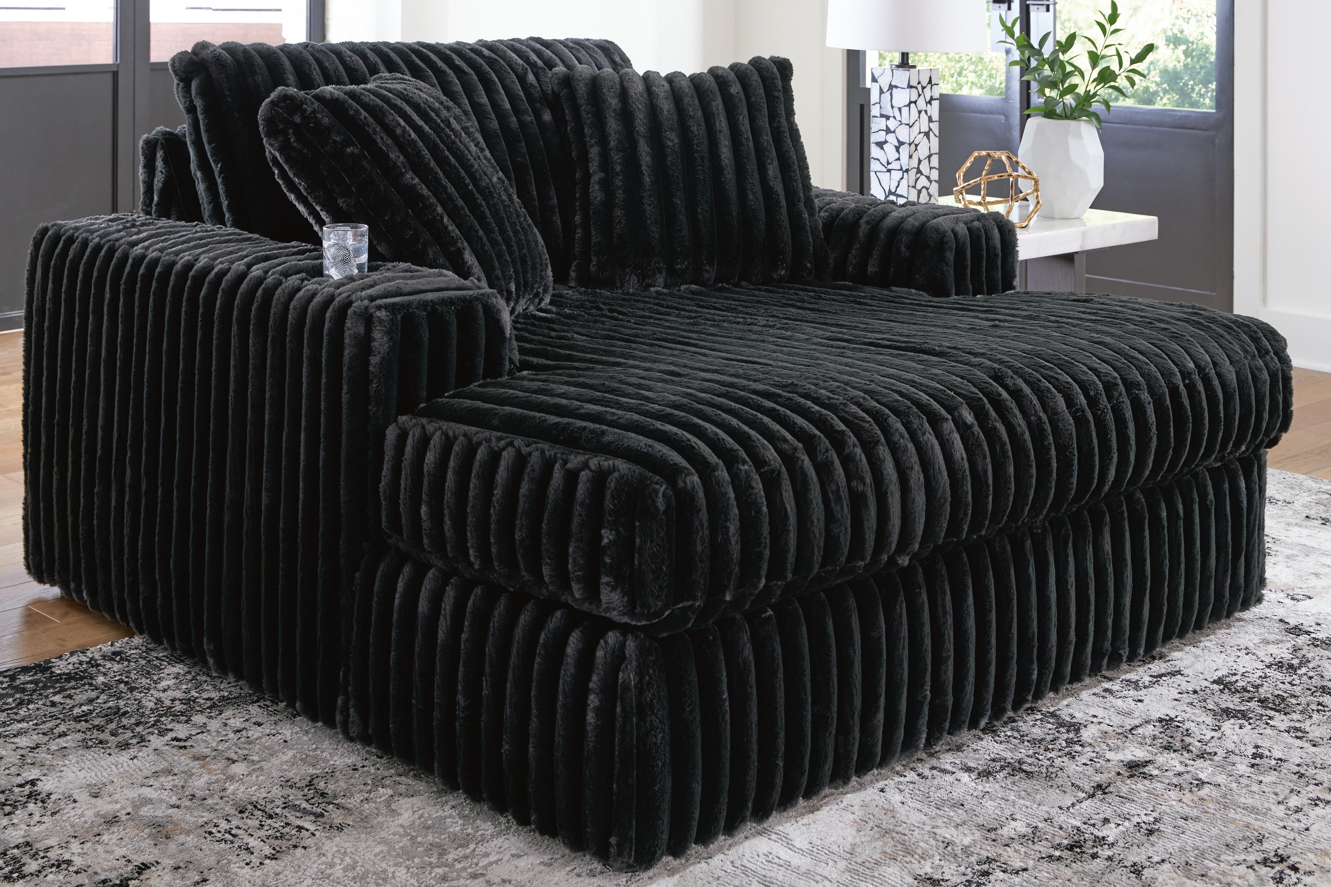 Signature Design by Ashley Living Room Midnight-Madness Oversized