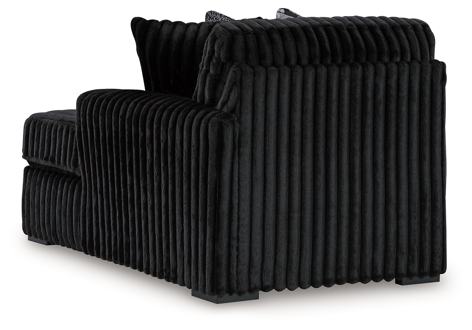 Signature Design by Ashley Living Room Midnight-Madness 3-Piece Sectional,  Chaise and Oversized
