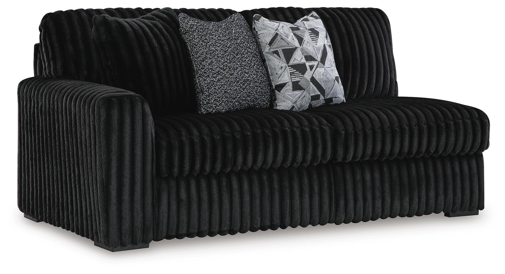 unknown 535ボディボード　メンズ Signature Design by Ashley Living Room Midnight-Madness Left-Arm