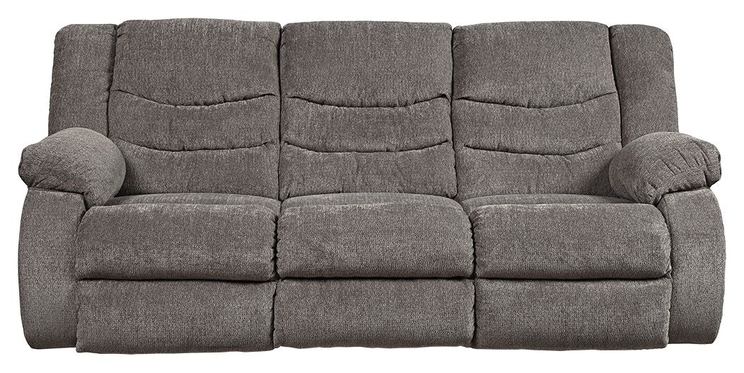 Ashley tulen 2024 chocolate reclining sofa