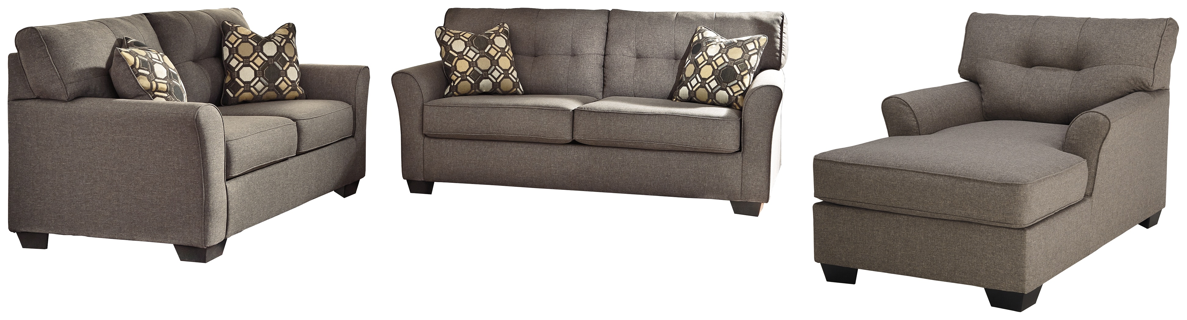 Sofa chaise deals and loveseat