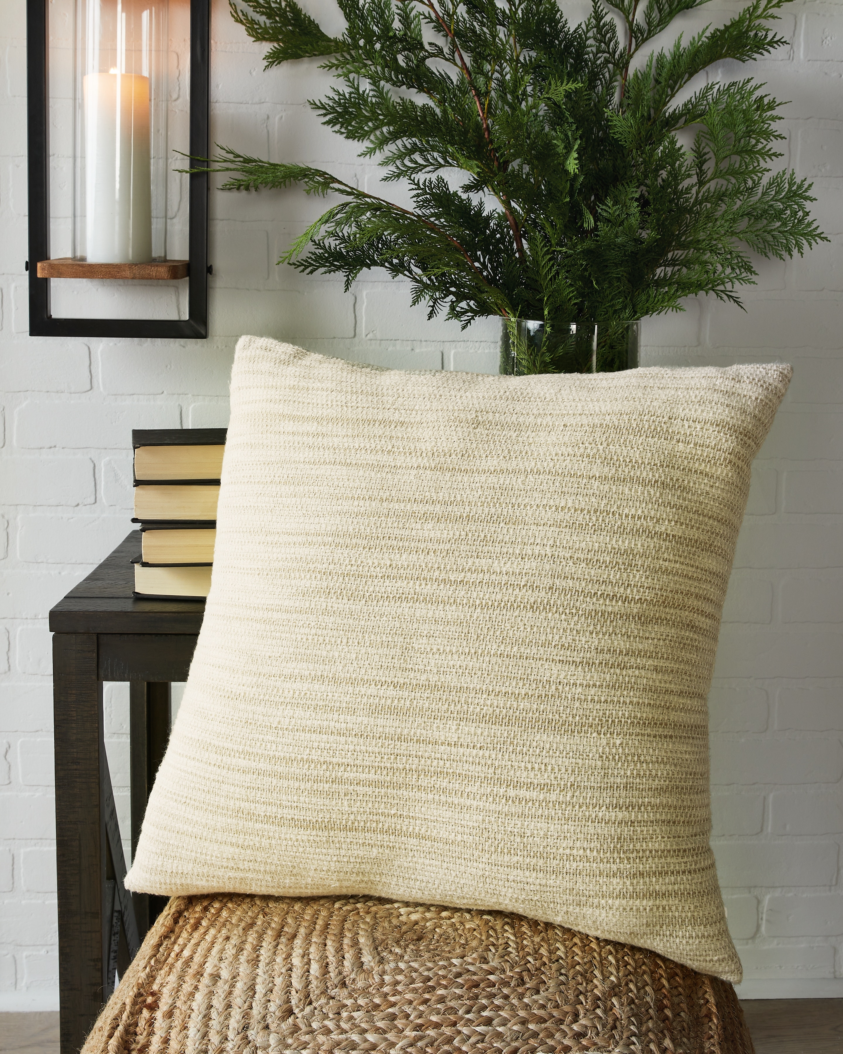 Motion jute 2024 throw pillow