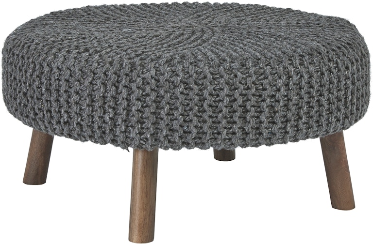 Signature Design by Ashley Jassmyn Charcoal Oversized Accent Ottoman A3000216 789819516