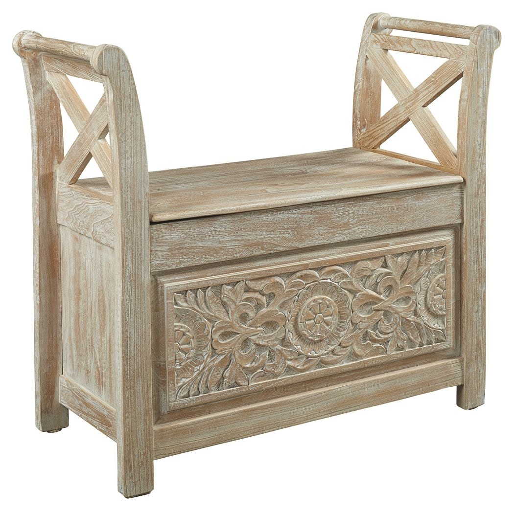 Signature design by outlet ashley accent bench