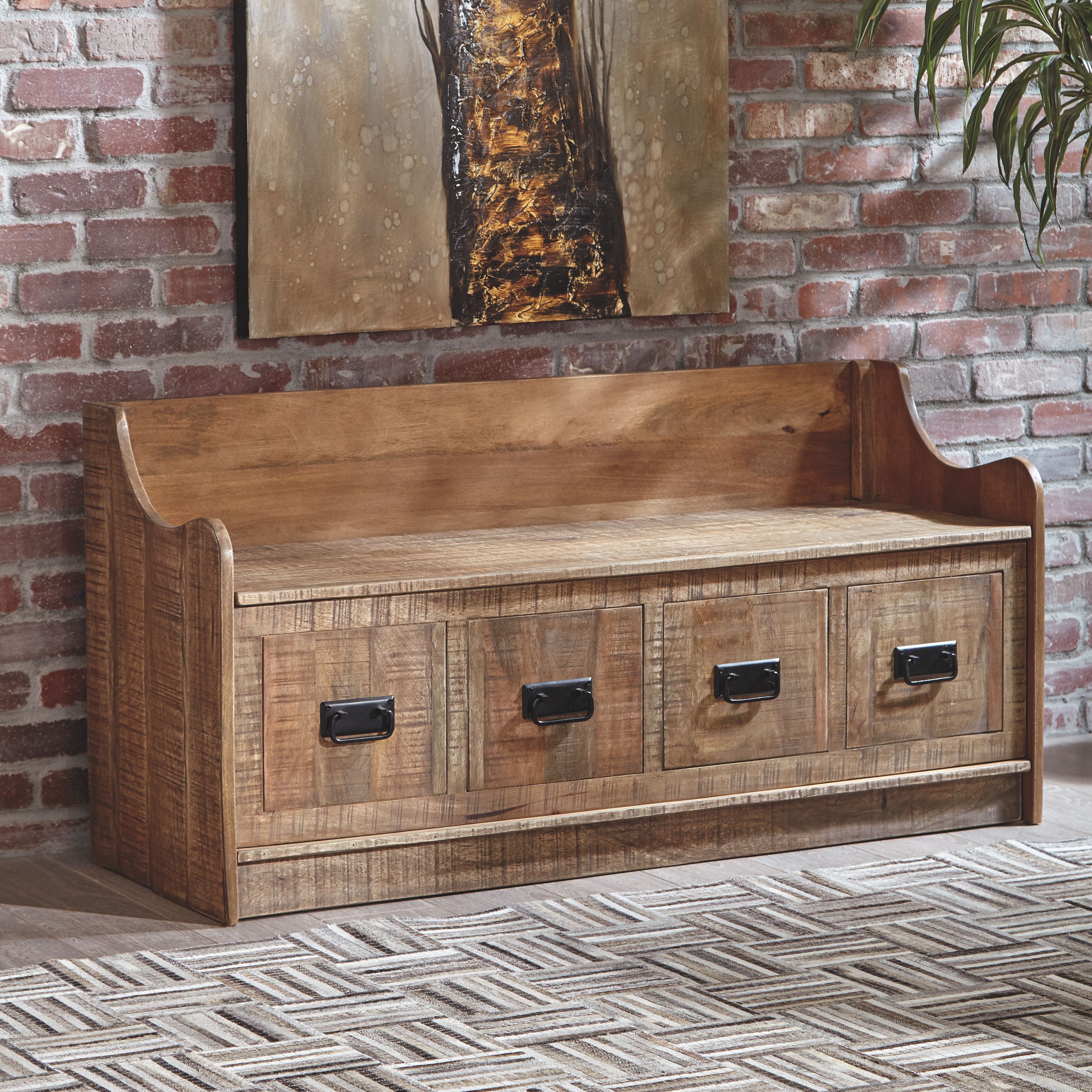 Ashley Garrettville Garrettville Storage Bench A4000093 Portland, OR