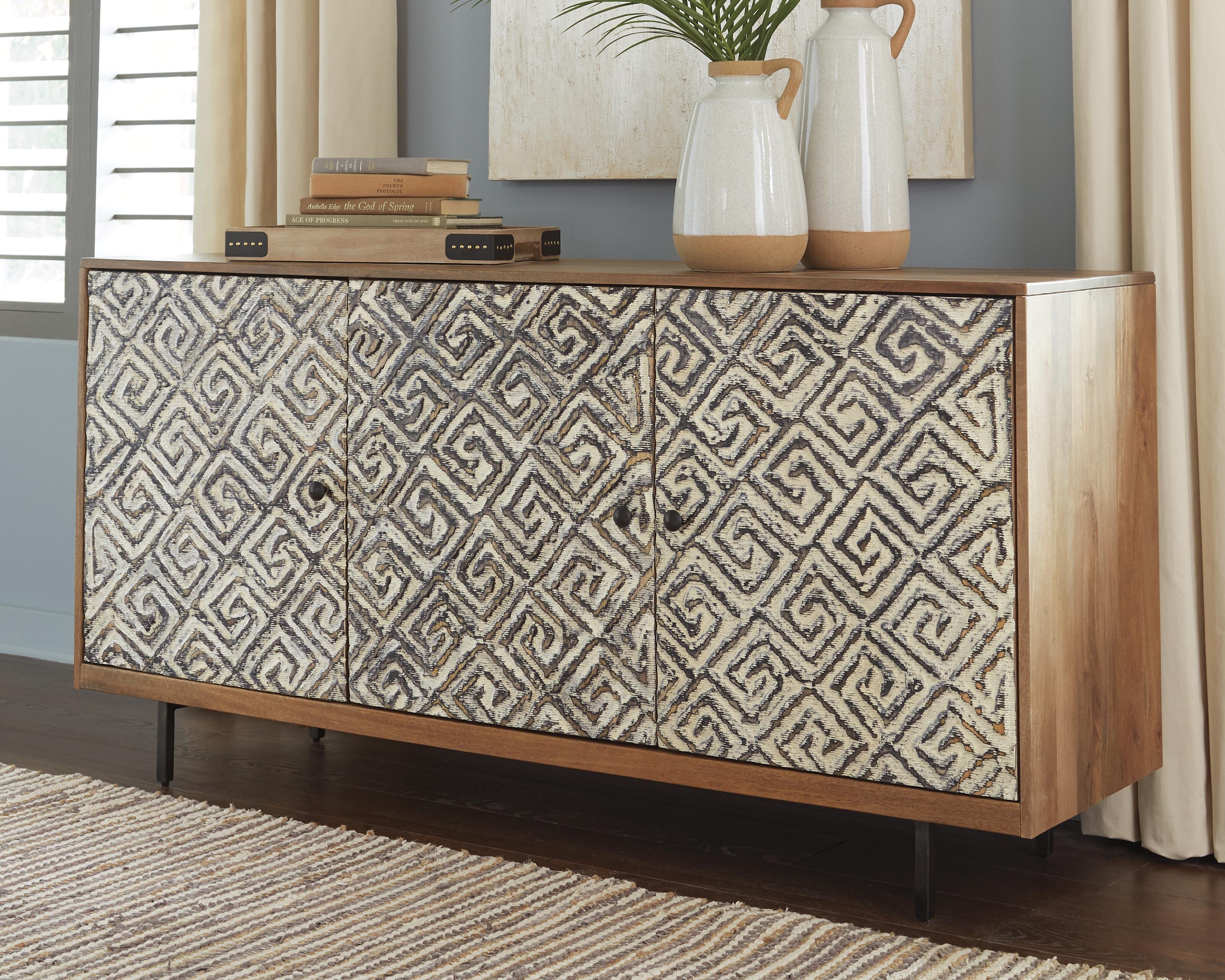 Signature Design by Ashley Living Room Kerrings Accent Cabinet