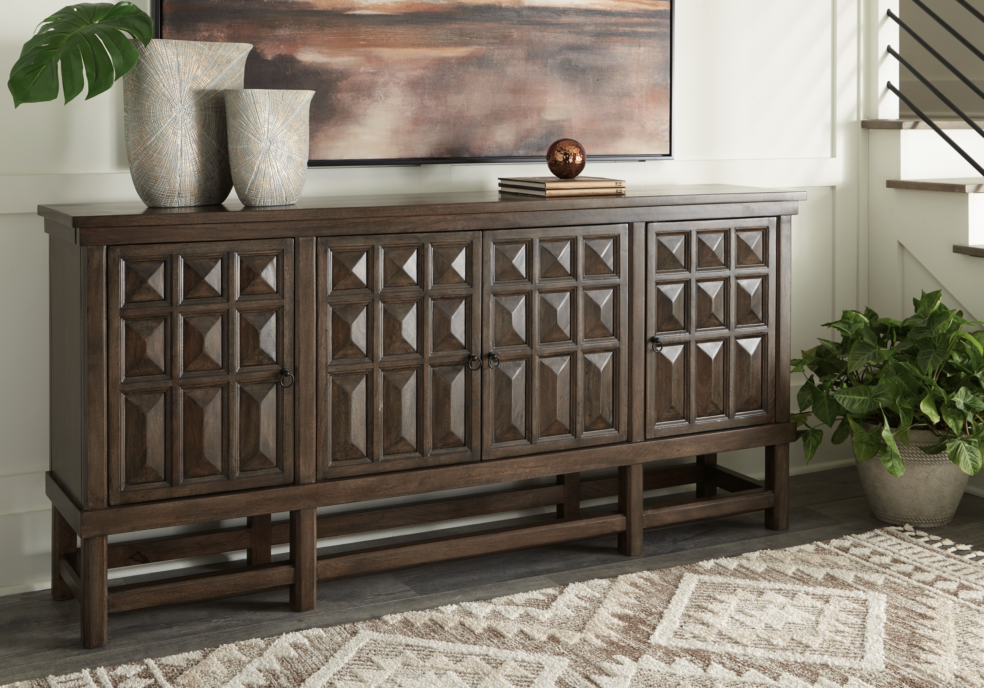 Signature Design by Ashley Living Room Braunell Accent Cabinet