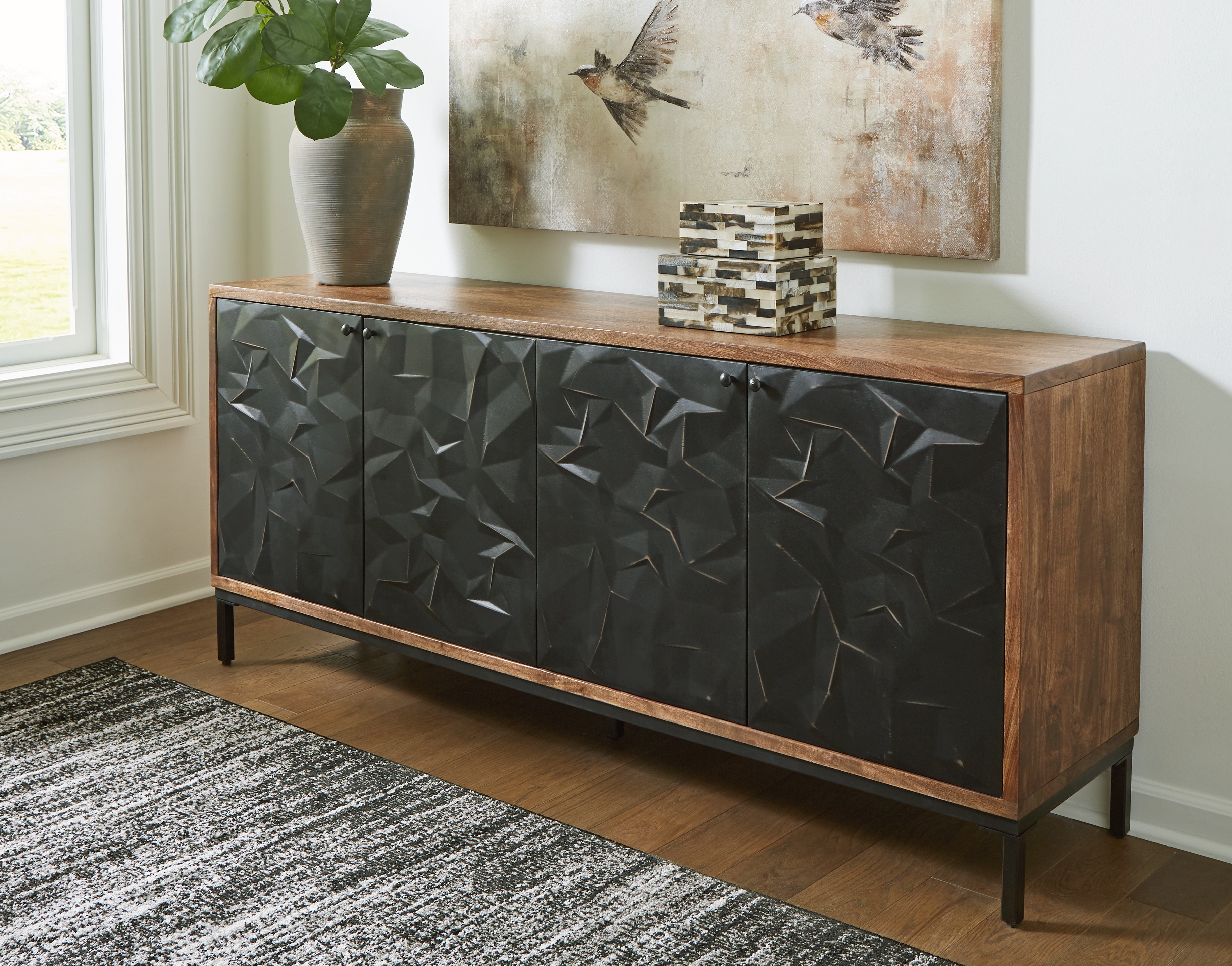 Signature Design by Ashley Living Room Dorannby Accent Cabinet