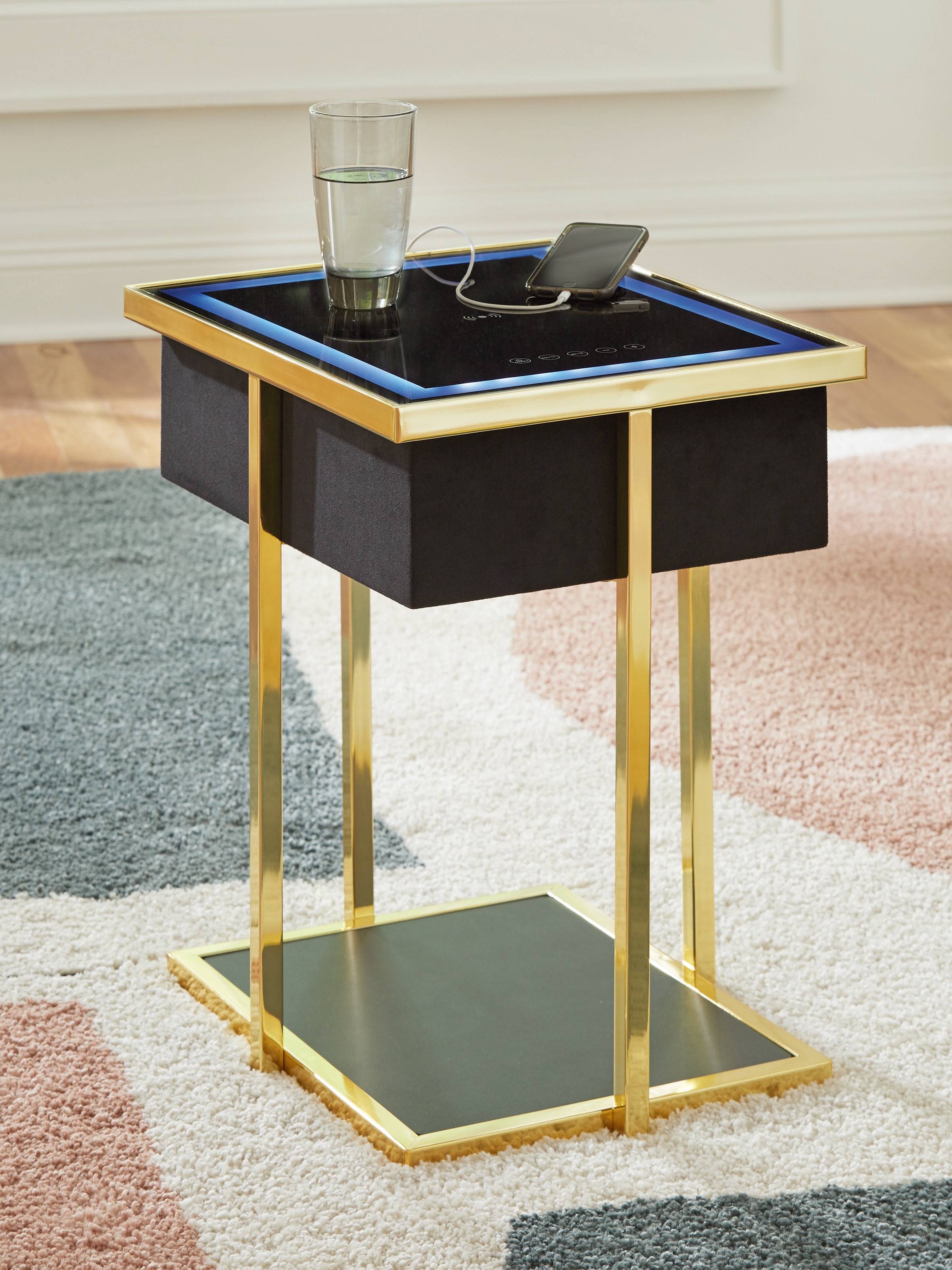 Signature Design by Ashley Living Room Rexwell Accent Table with