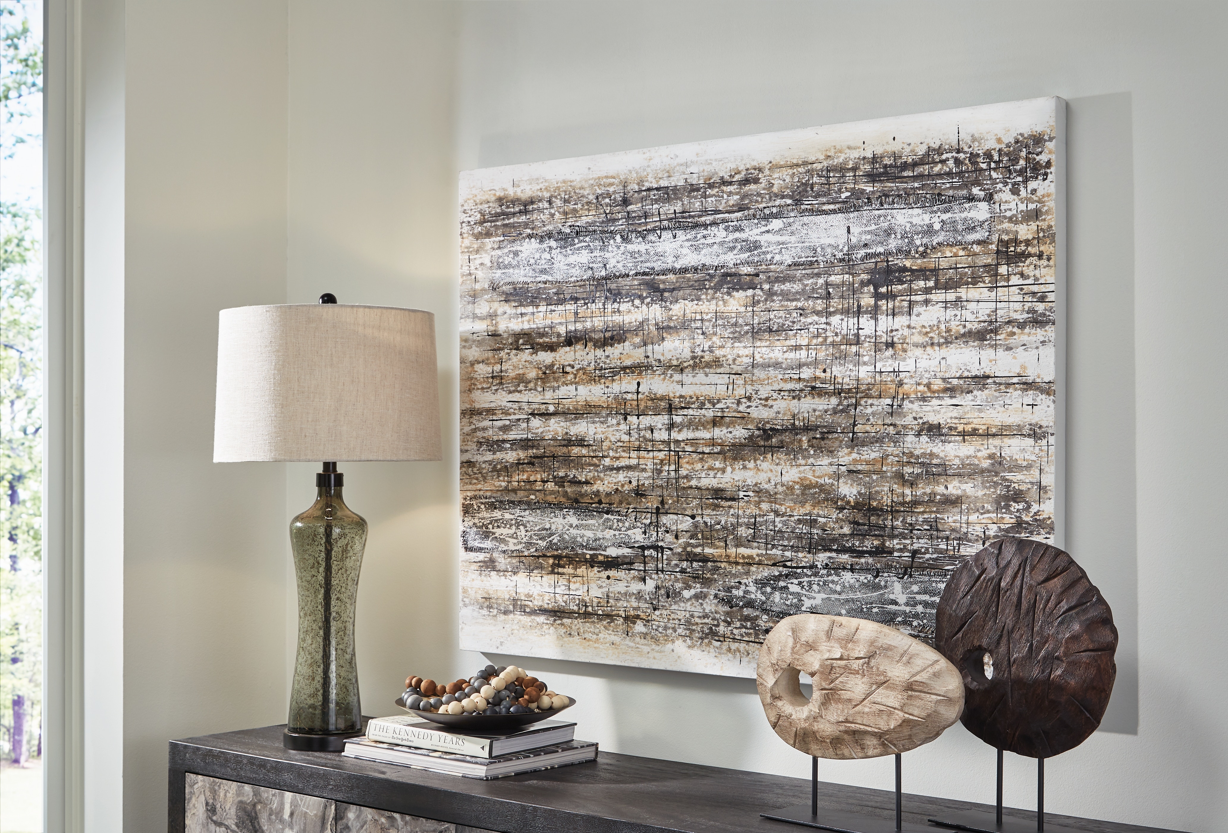 WTW アート　A3 Signature Design by Ashley Art Grateville Wall Art A8000350