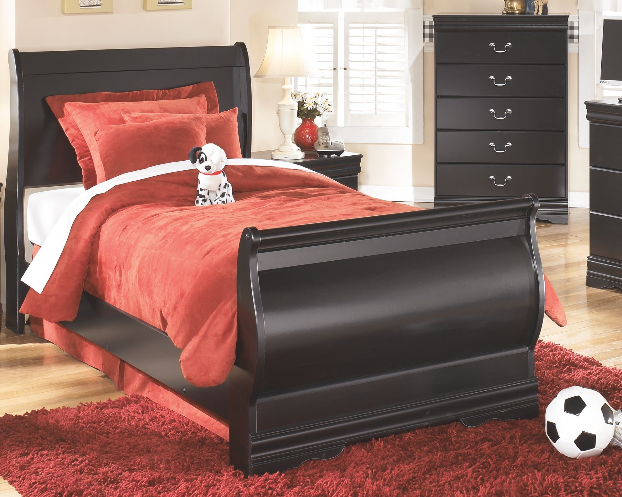 定番の中古商品 Signature Design by Ashley Bedroom Huey Vineyard Twin Sleigh その他
