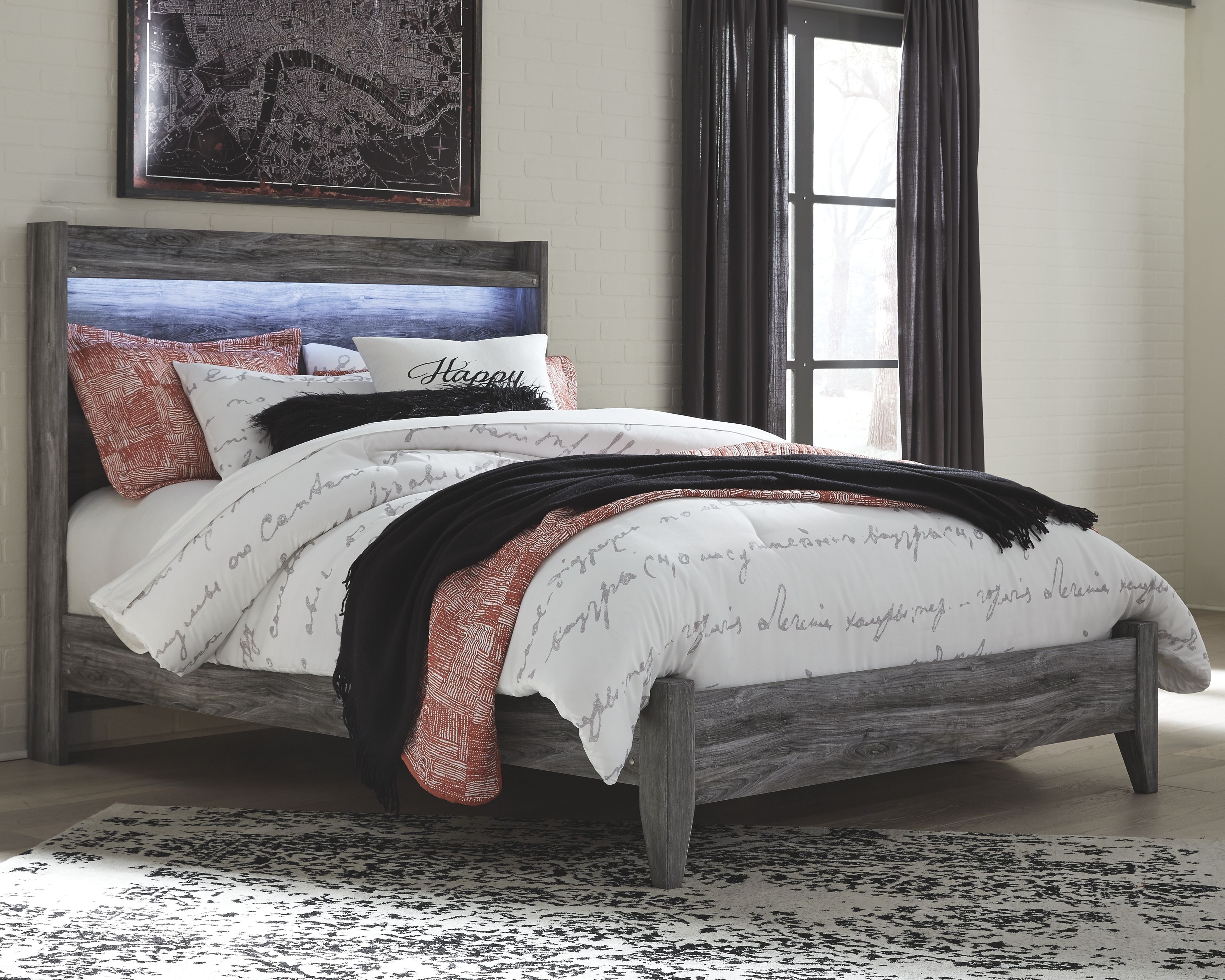 Signature Design By Ashley Bedroom Baystorm Queen Panel Bed B221B2 ...