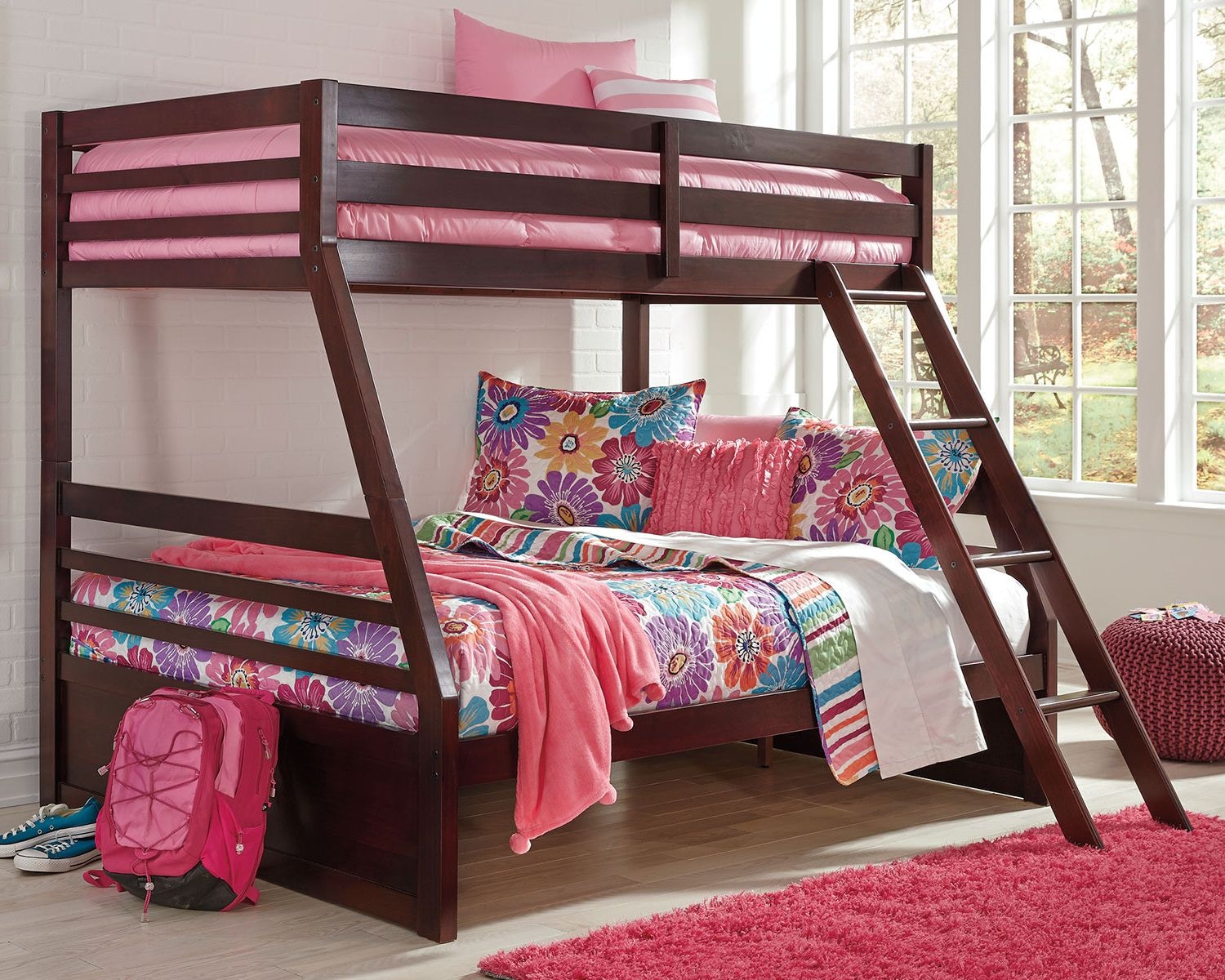 Shop our Halanton Twin over Full Bunk Bed by Signature Design by Ashley