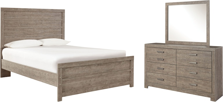 Signature Design by Ashley Culverbach Full Panel Bed, Dresser and Mirror B070B6