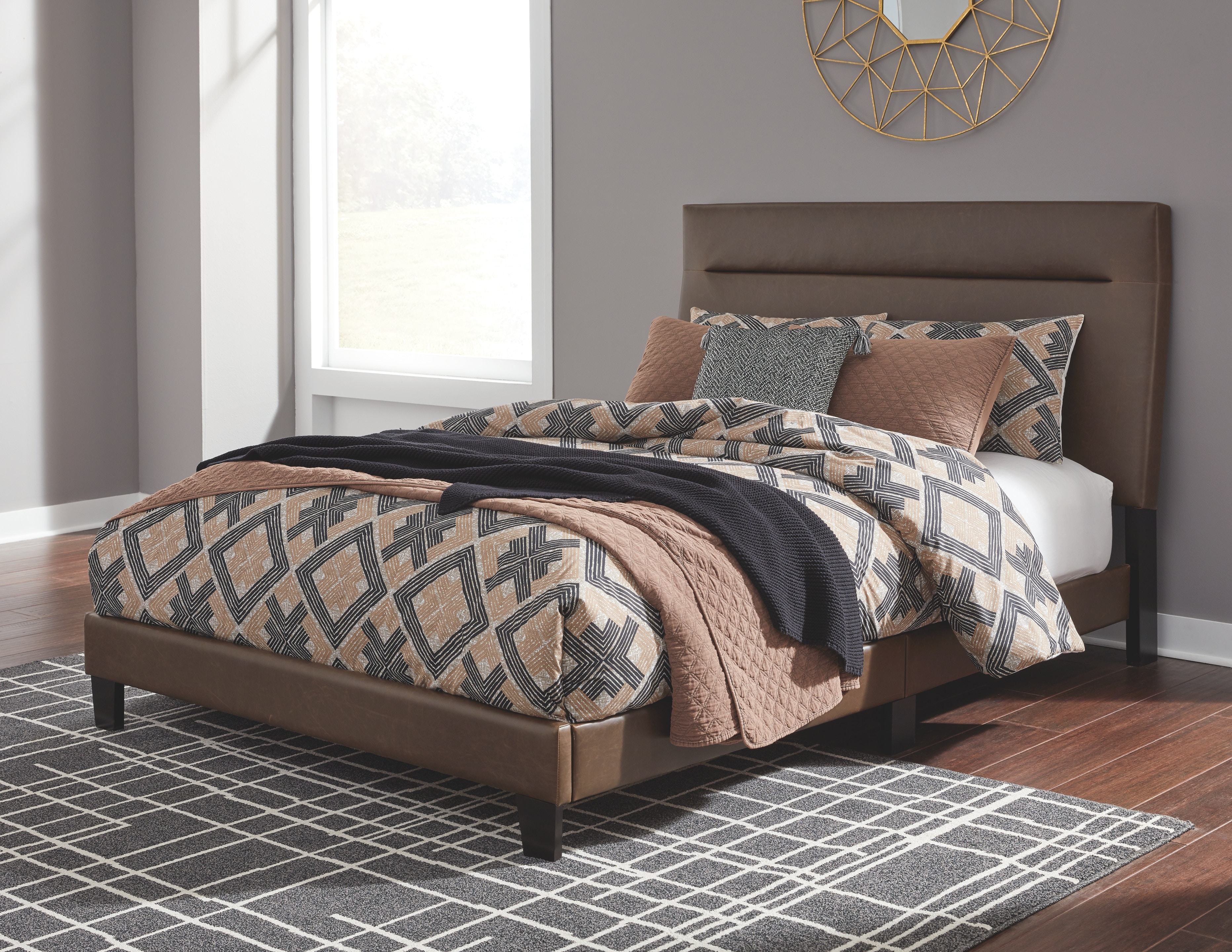 Signature Design By Ashley Bedroom Adelloni Queen Upholstered Bed B080 ...