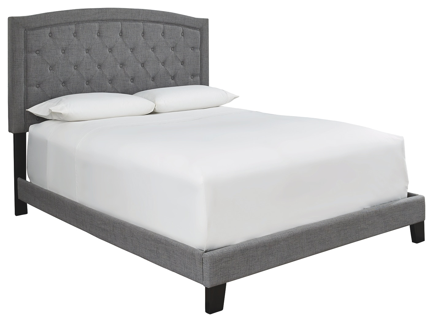 Rosemary king deals platform gray bed