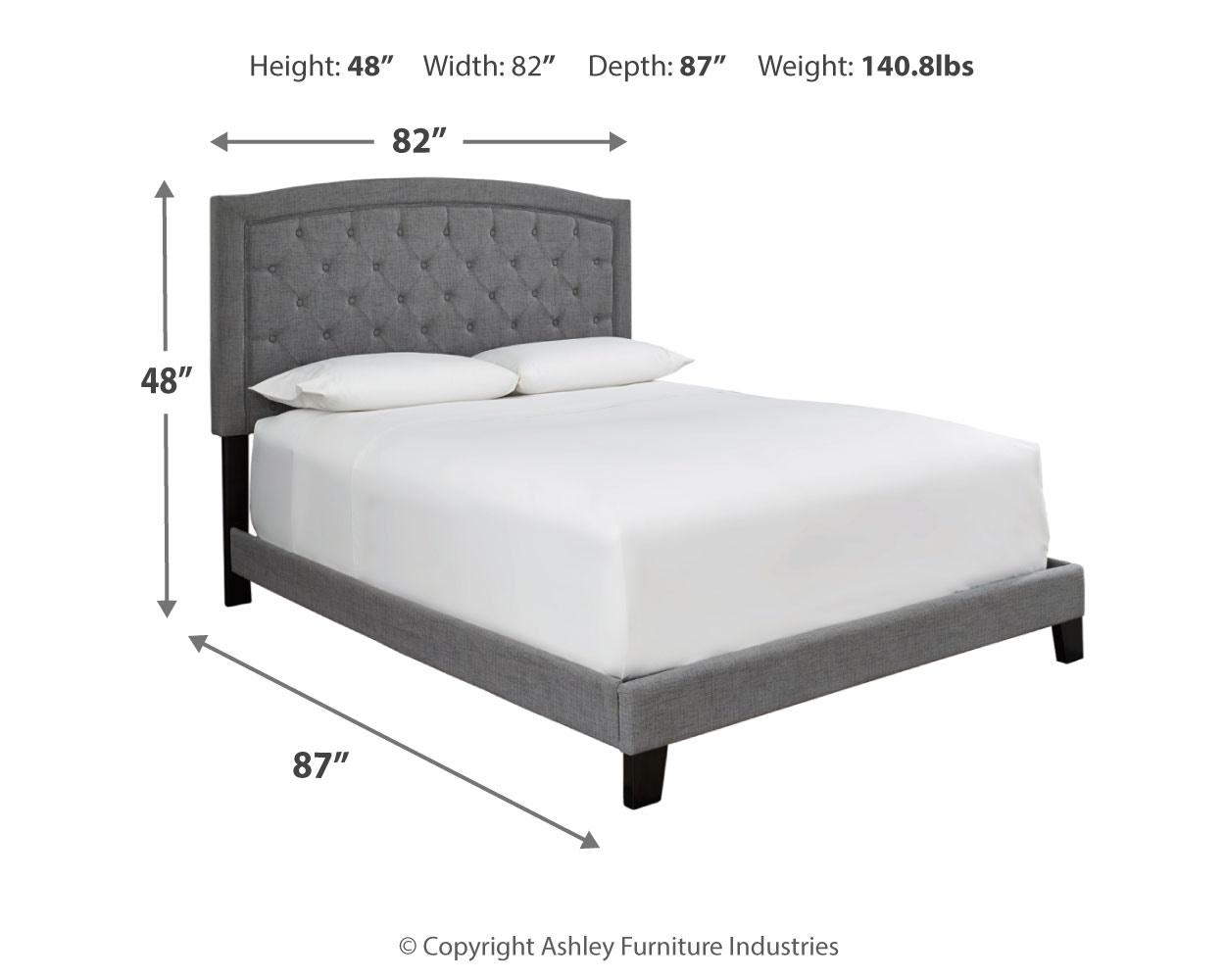 Signature Design By Ashley Bedroom Adelloni King Upholstered