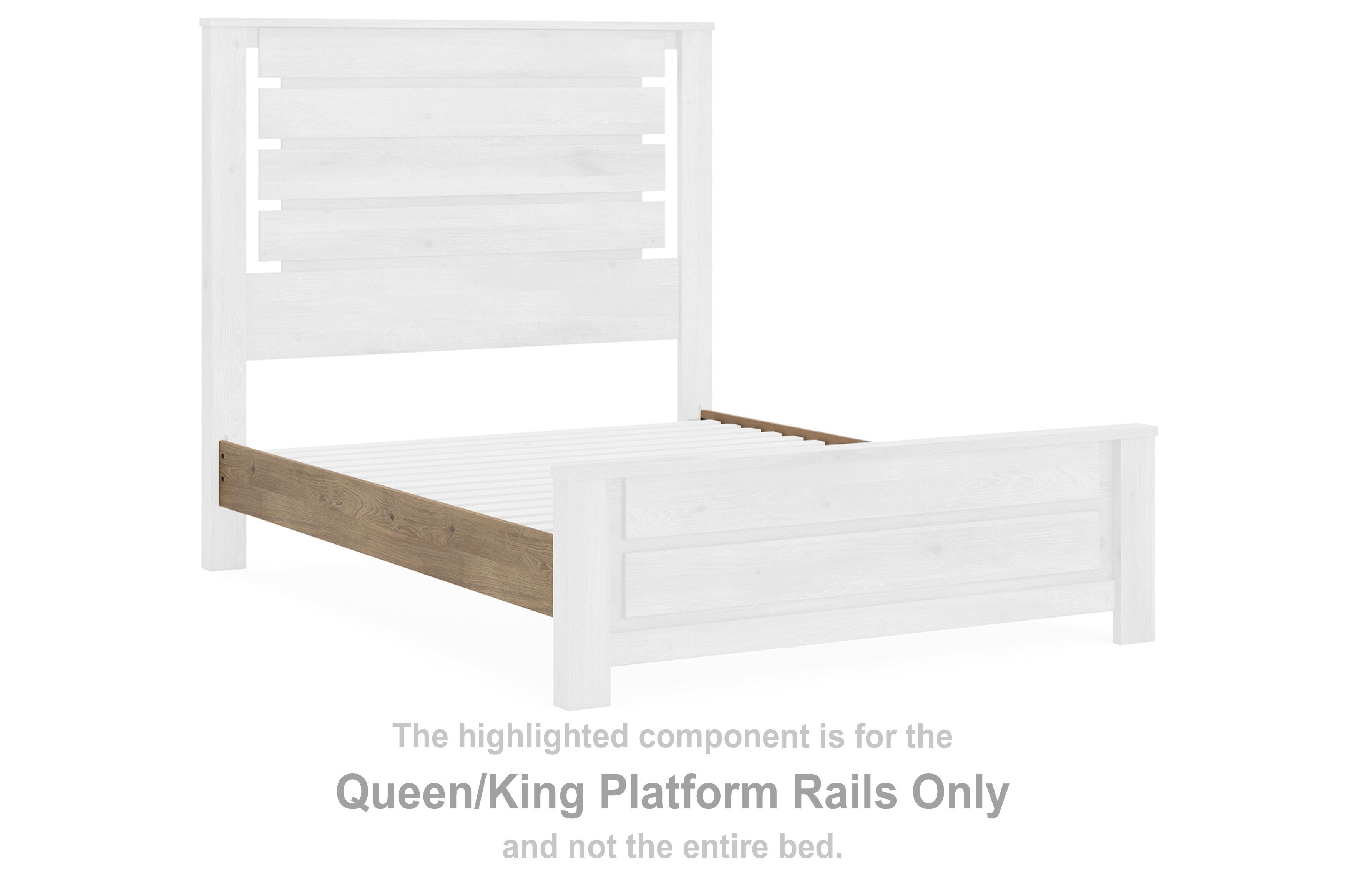  Brozmont Queen/King Platform Rails 
