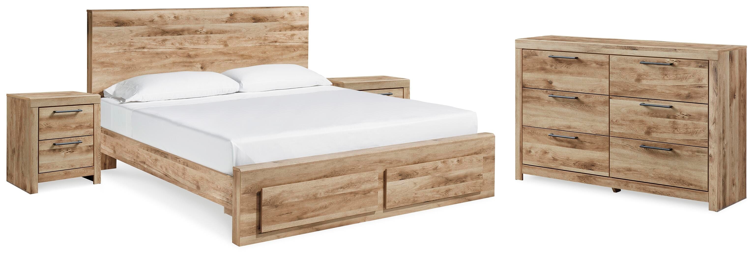 Signature Design by Ashley Hyanna King Panel Storage Bed, Dresser and 2 Nightstands B1050B40